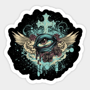 Flying Eye Sticker